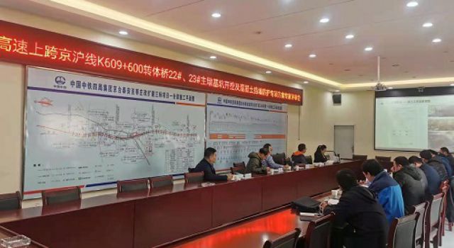 京臺高速公路改擴(kuò)建召開京滬公鐵立交橋轉(zhuǎn)體主墩基坑 方案評審會議