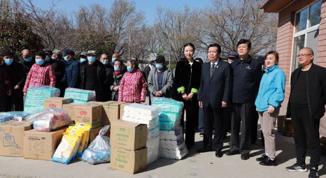 善舉凝聚美德、愛心傳遞力量----公司為淄川區(qū)社會福利中心捐贈物資