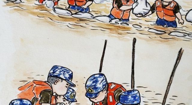 風(fēng)“豫”同舟，全國(guó)人民心連心，眾志成城渡難關(guān)