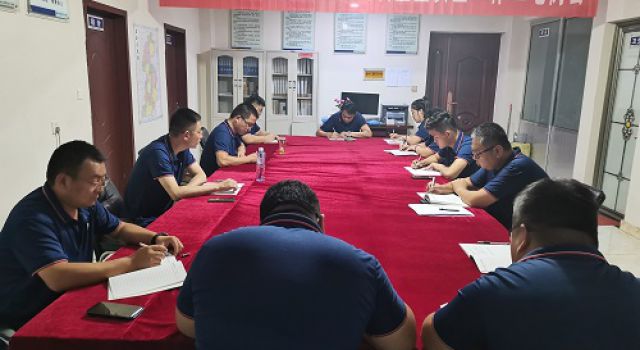 莒縣監(jiān)理處召開8月份質量暨安全工作工地例會