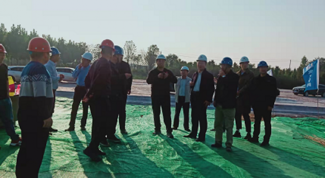 省廳執(zhí)法局對(duì)濟(jì)高高速公路房建工程一標(biāo)的檢查