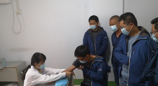 關(guān)注健康，五公司工會組織進(jìn)行健康體檢