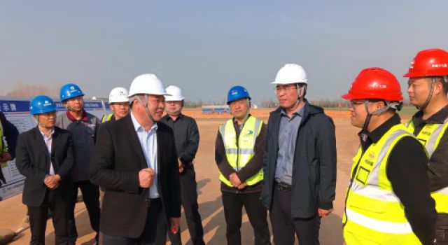 河南省交通投資集團建管中心領(lǐng)導(dǎo)巡查許昌繞城三標段