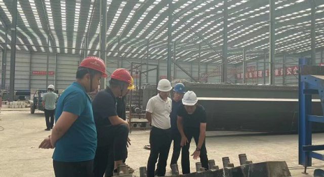 濟商高速濟寧段項目公司檢查調(diào)研JSSG2標段預制梁場