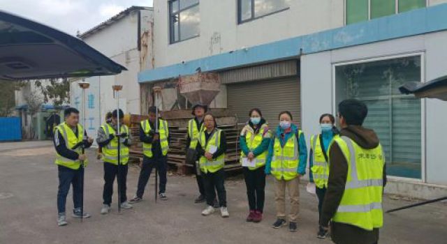 高青縣北唐路改建工程外業(yè)勘測(cè)工作順利完成